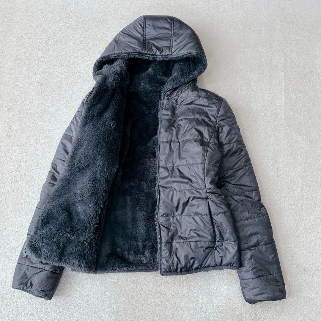 美品✨セーブザダック　リバーシブル　コート　軽量　洗える◎ ネイビー　XL相当 SAVE THE DUCK（セーブ・ザ・ダック） セイブザダック エコダウン