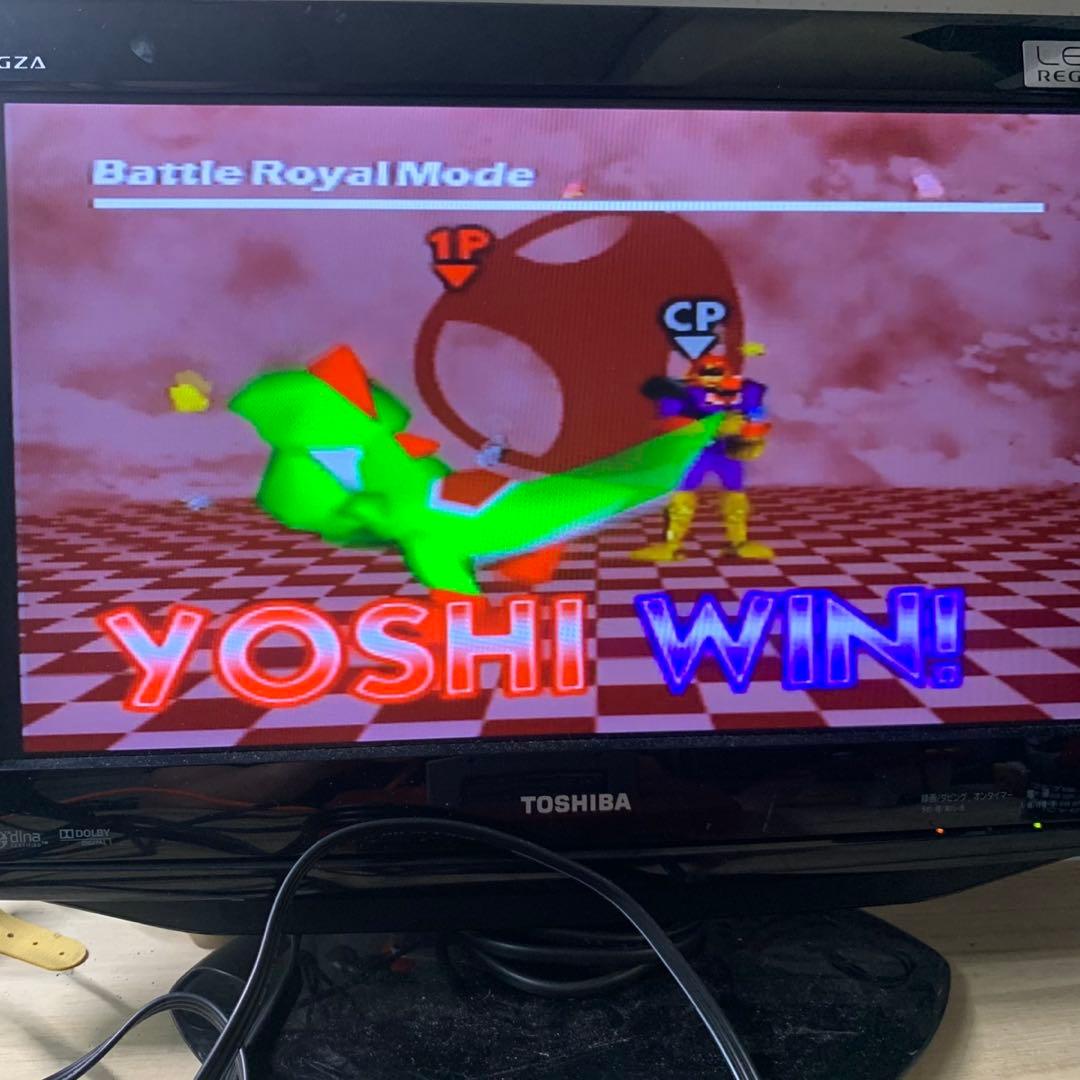 NINTENDO ニンテンドー64 クリアレッド 本体 動作確認済み - メルカリ