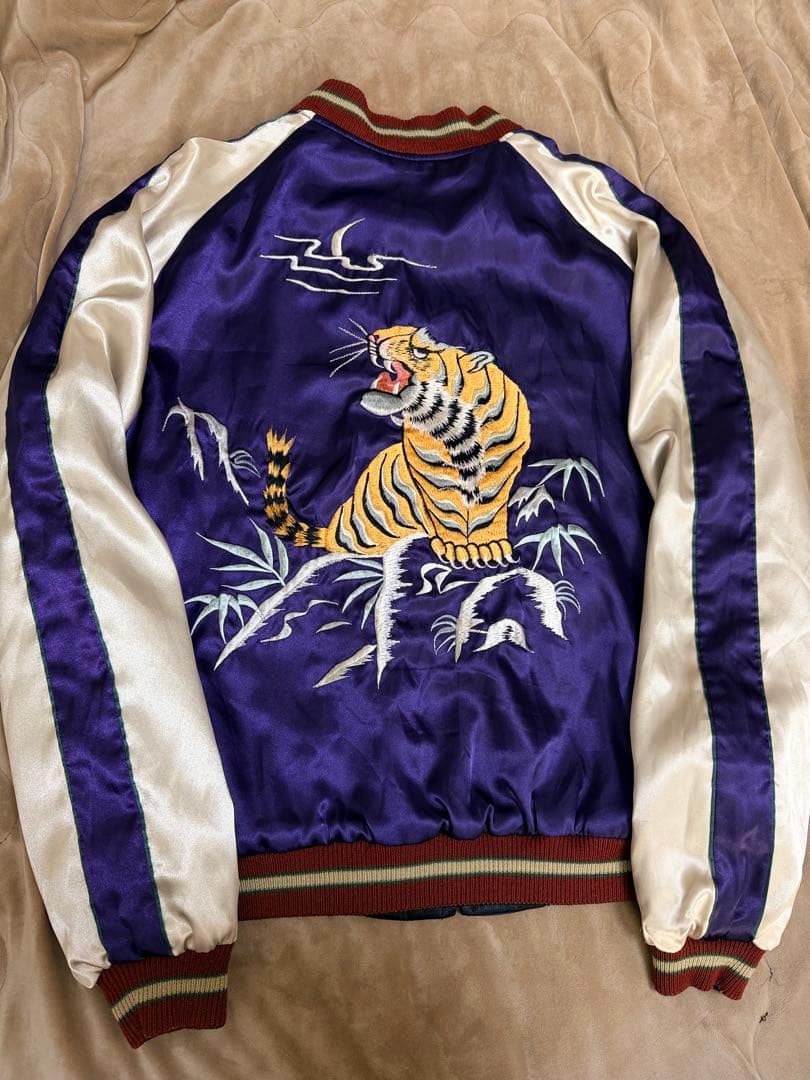 ２面用 テーラー東洋 虎龍龍 日本限定 スカジャン vintage サテン