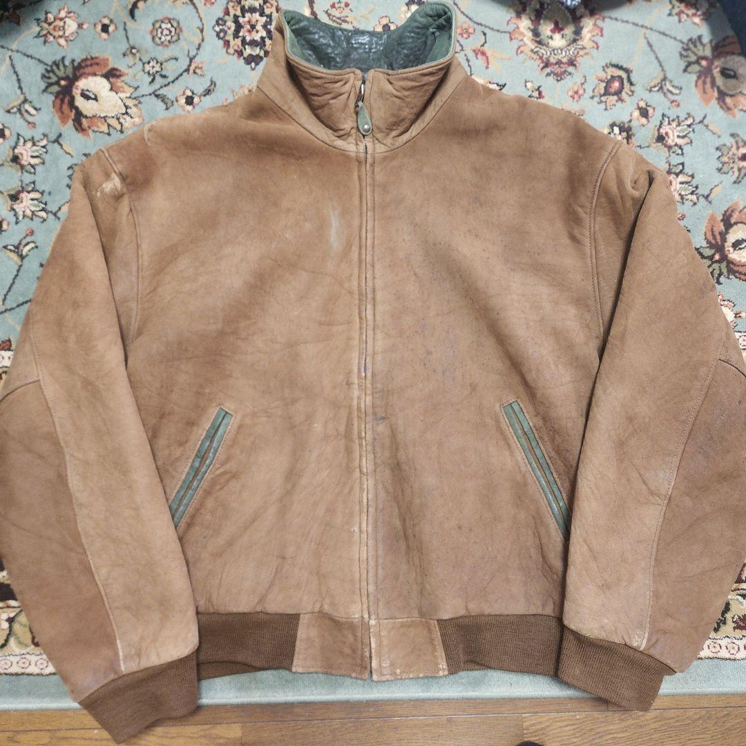 L.L.bean レザージャケット　スウェード　ヌバック　XL