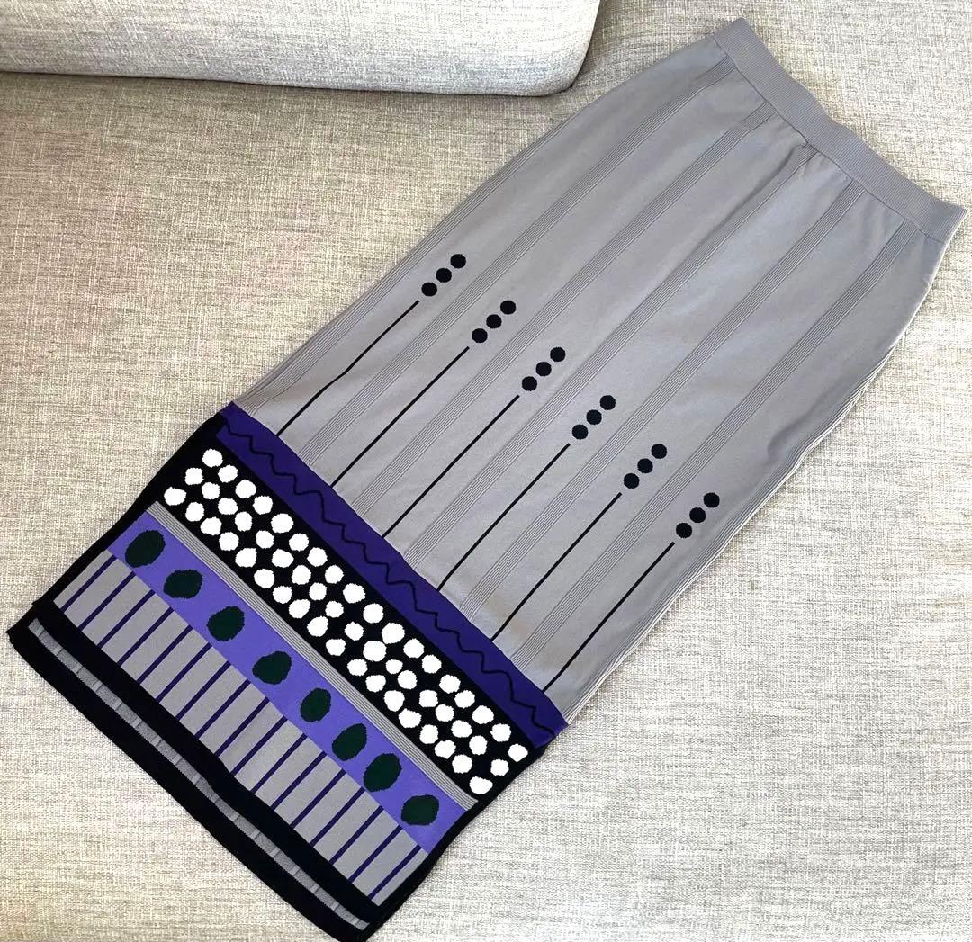 新品未使用☆UN3D.MIX JACQUARD KT SK 38 アンスリード