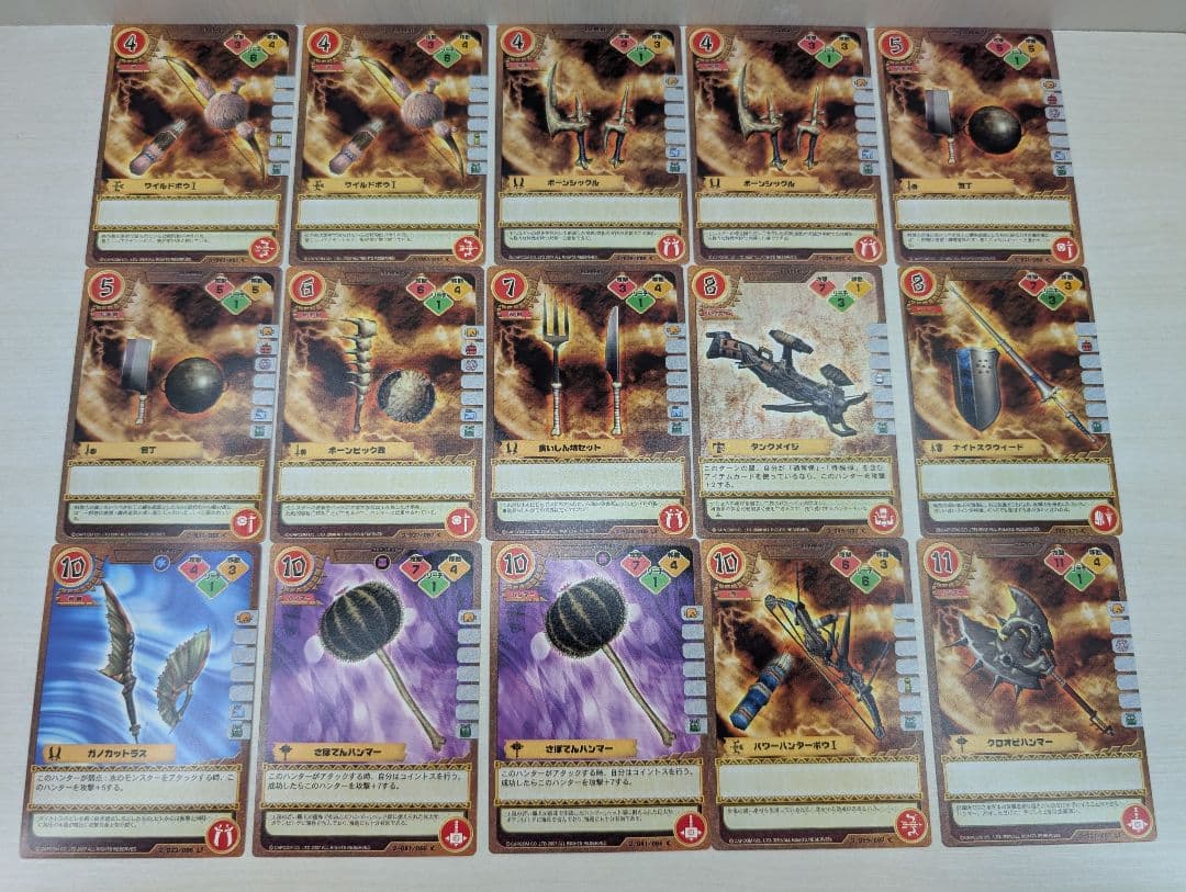 モンスターハンター トレーディングカードゲーム まとめ売り94枚