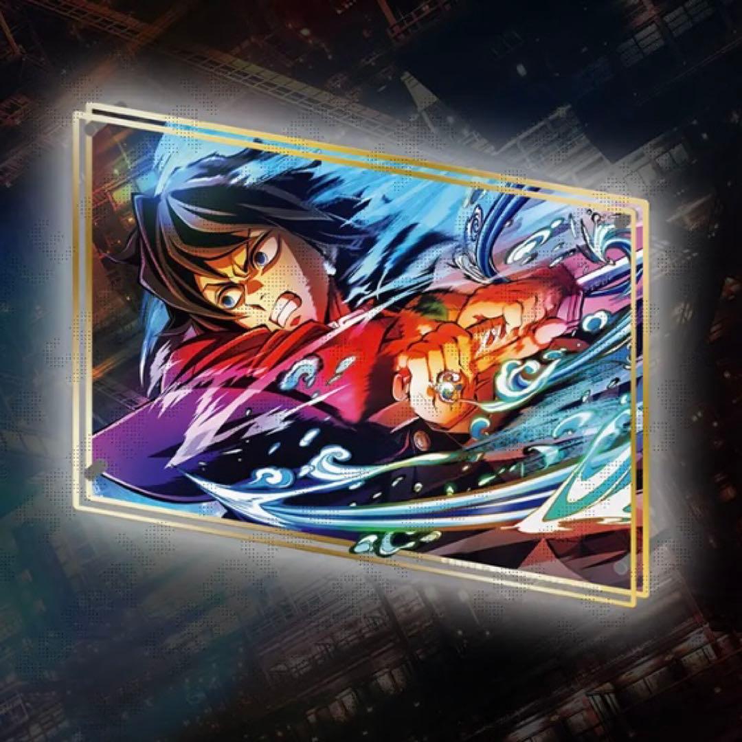 劇場版鬼滅の刃無限城編第一章WebくじA賞ビッグレイヤードアクリルパネル冨岡義勇 鬼滅の刃 無限城編」童磨、炭治郎＆義勇がフィギュアに