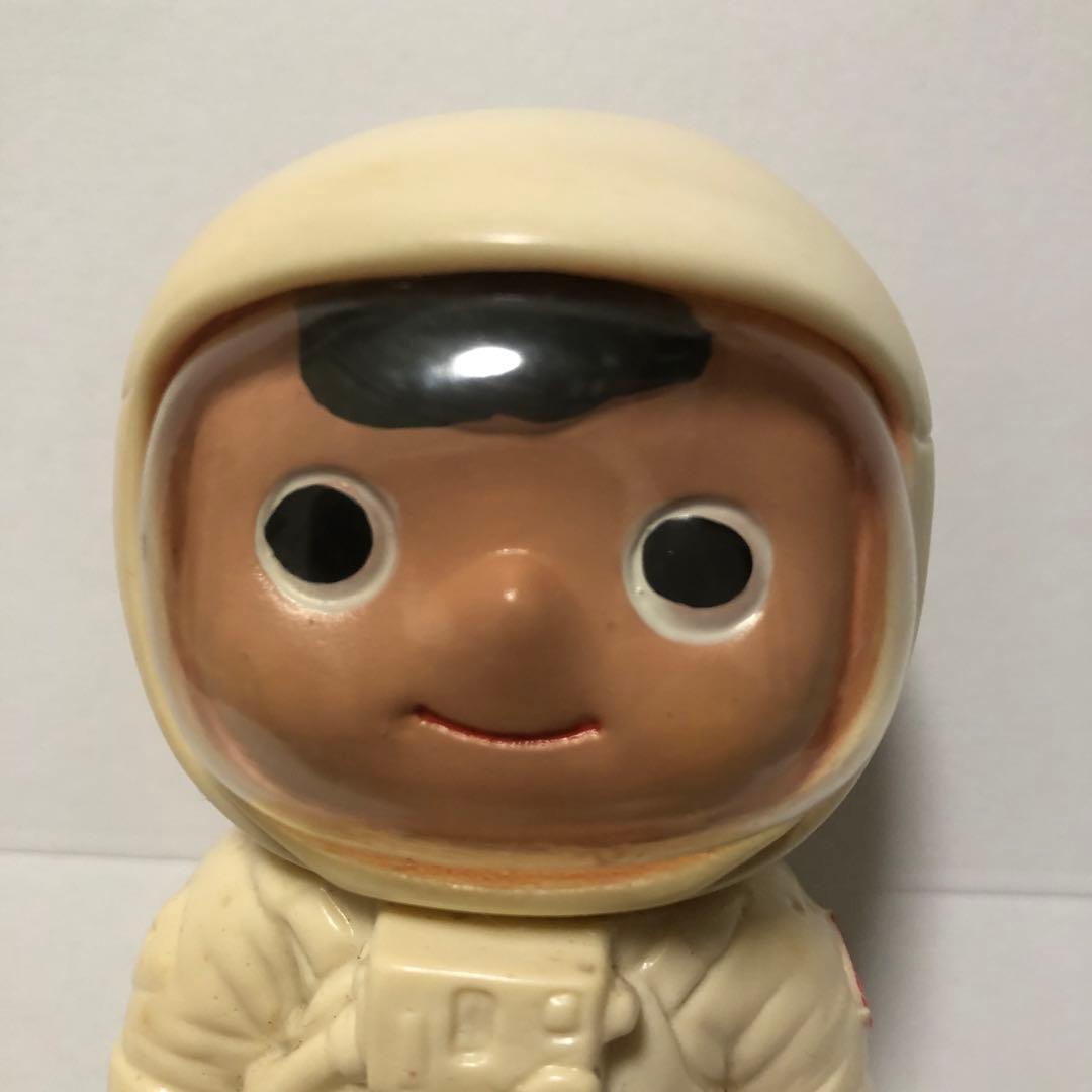 富士銀行 ぼくちゃん 宇宙飛行士 ソフビ 貯金箱 非売品 ノベルティ品