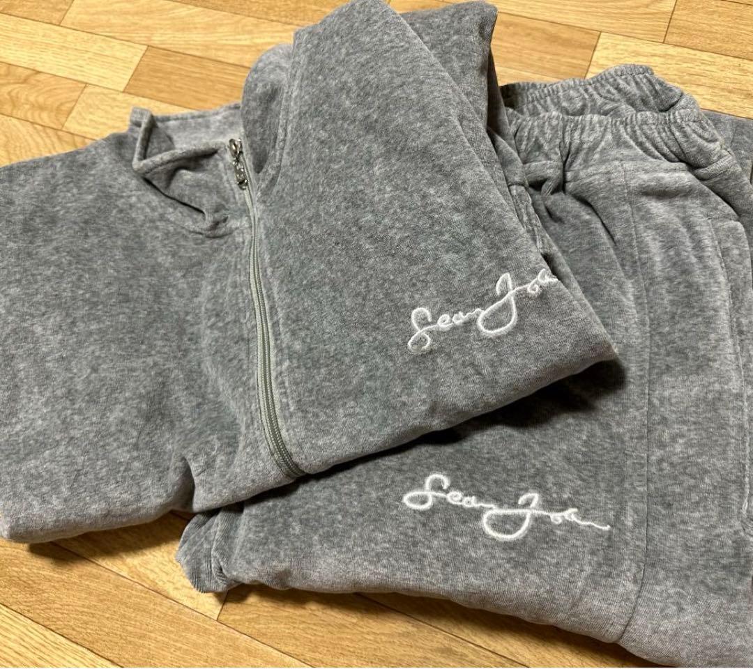 ショーンジョン ベロア セットアップ xl グレー - メルカリ