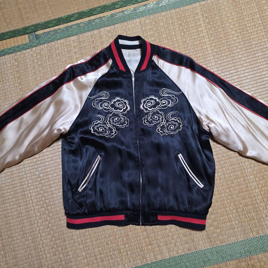 スカジャン　花旅楽団　SCRIPT　雷神　初期販売製品