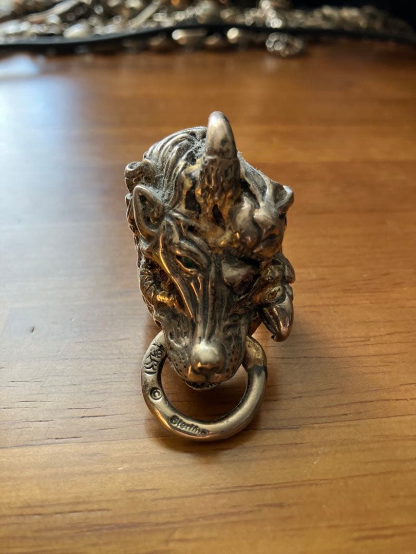 ビルウォールレザー カスタム MAIKI リング 唯一無二 13号 セール】R303 - Nomad Master Skull Ring Limited（リング）｜BILL