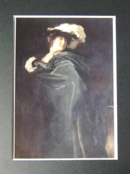 ジョン・シンガー・サージェント、イーナ・ヴェルトハイマー、希少な額装用画集より