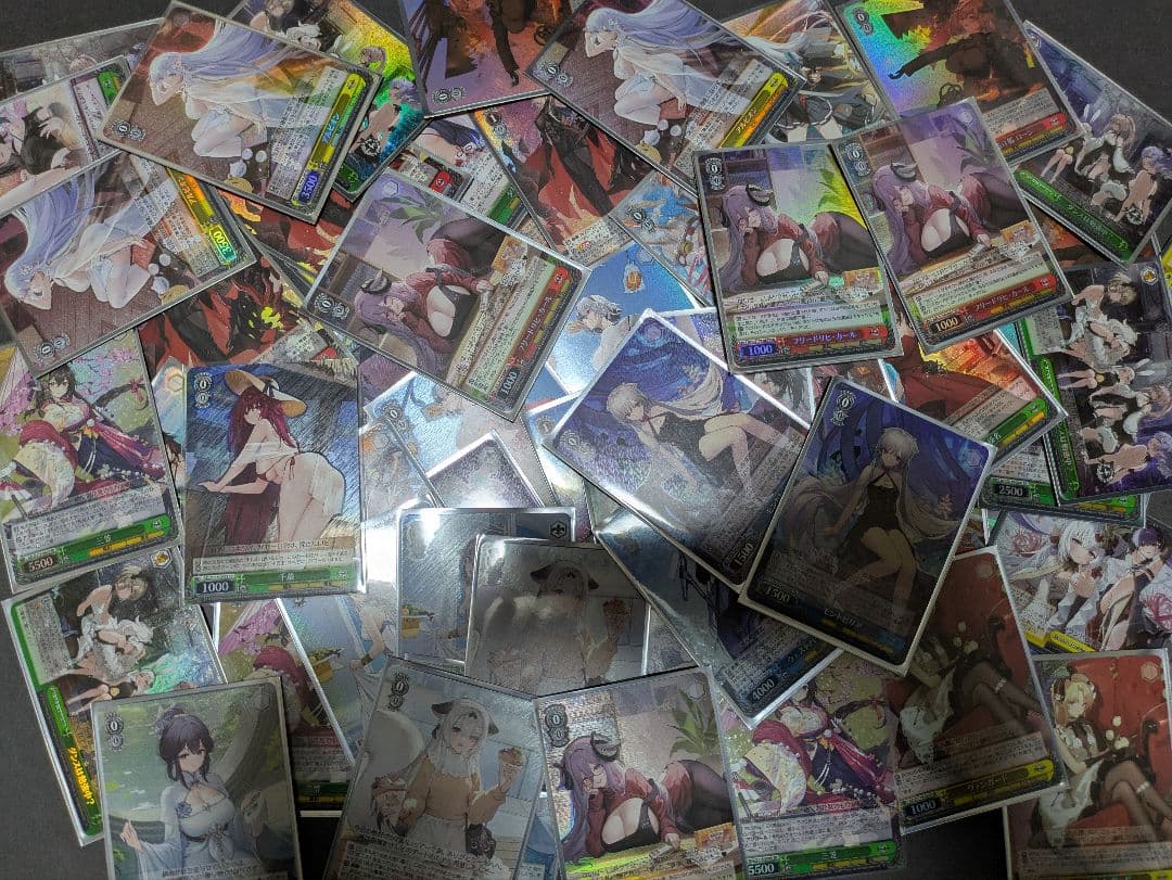 ヴァイスシュヴァルツ　アズレン　vol2 sr rrr ホイルまとめ売り　80枚