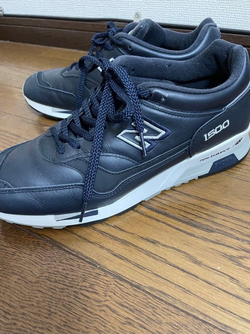ニューバランス M1500 ネイビー レザー - メルカリ