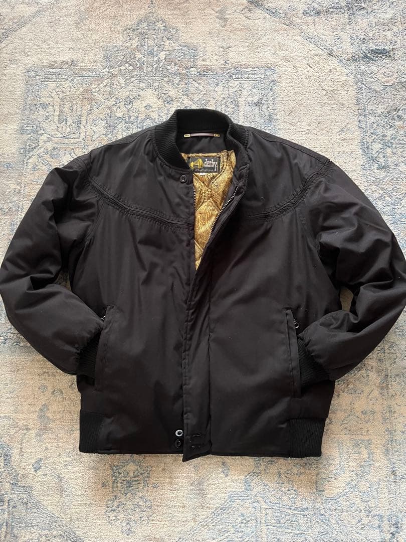 【美品】黒金 S ダービーオブサンフランシスコ ダービージャケット 300