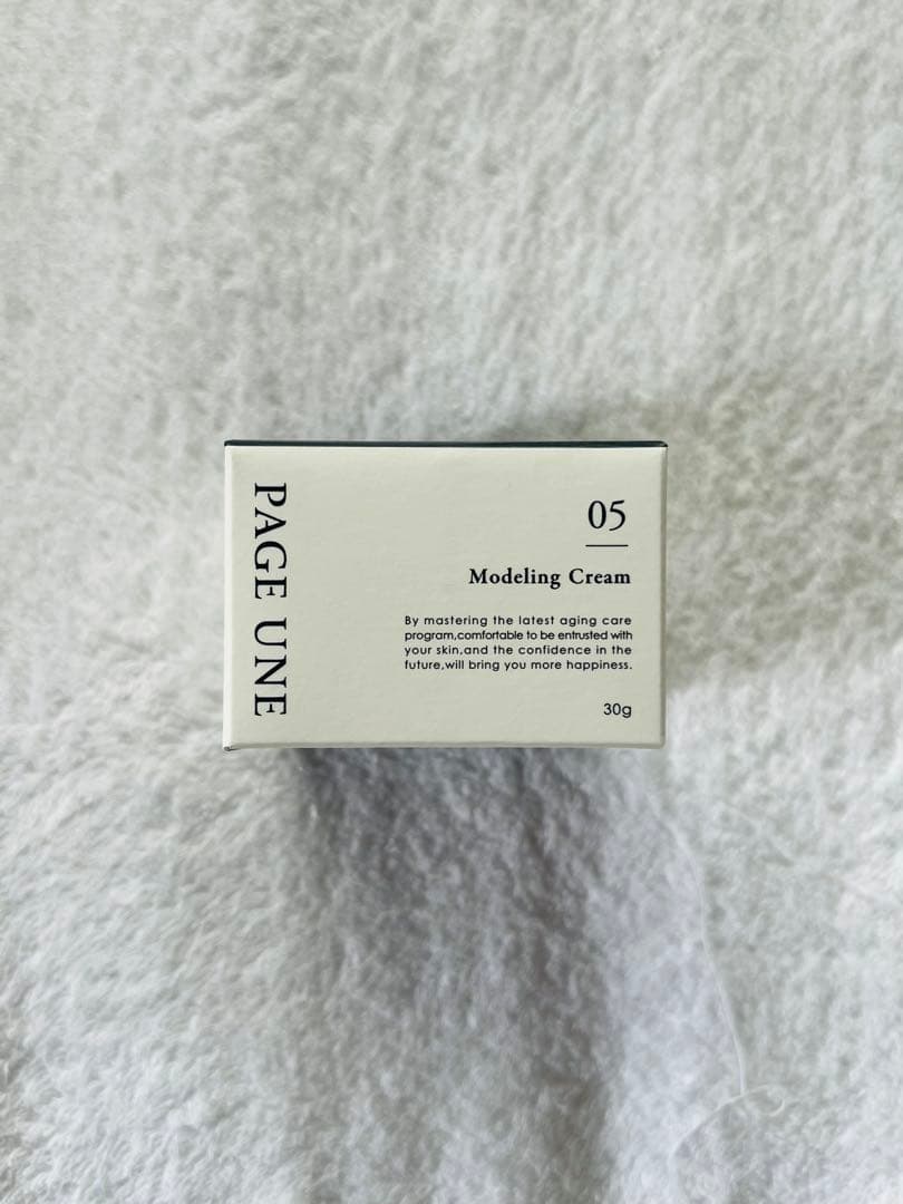 【新品未使用】パージュアンPAGE UNE Modeling Cream 30g