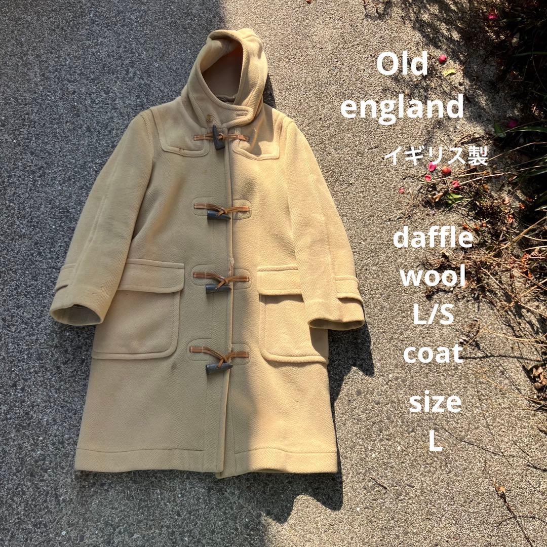 Old england イギリス製 ウール ダッフルコート ベージュ メンズ