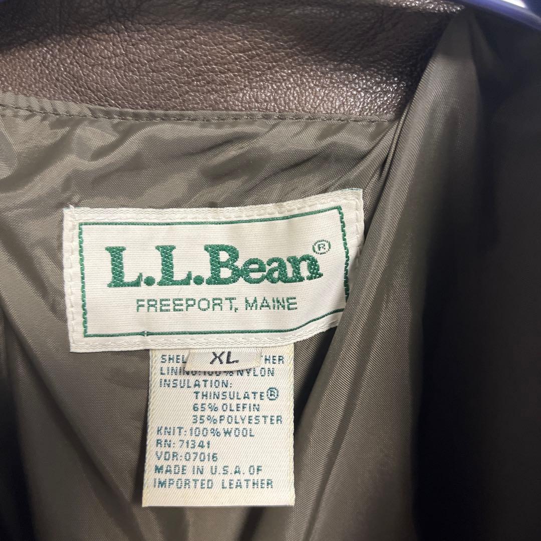 L.L.Bean レザージャケット XL