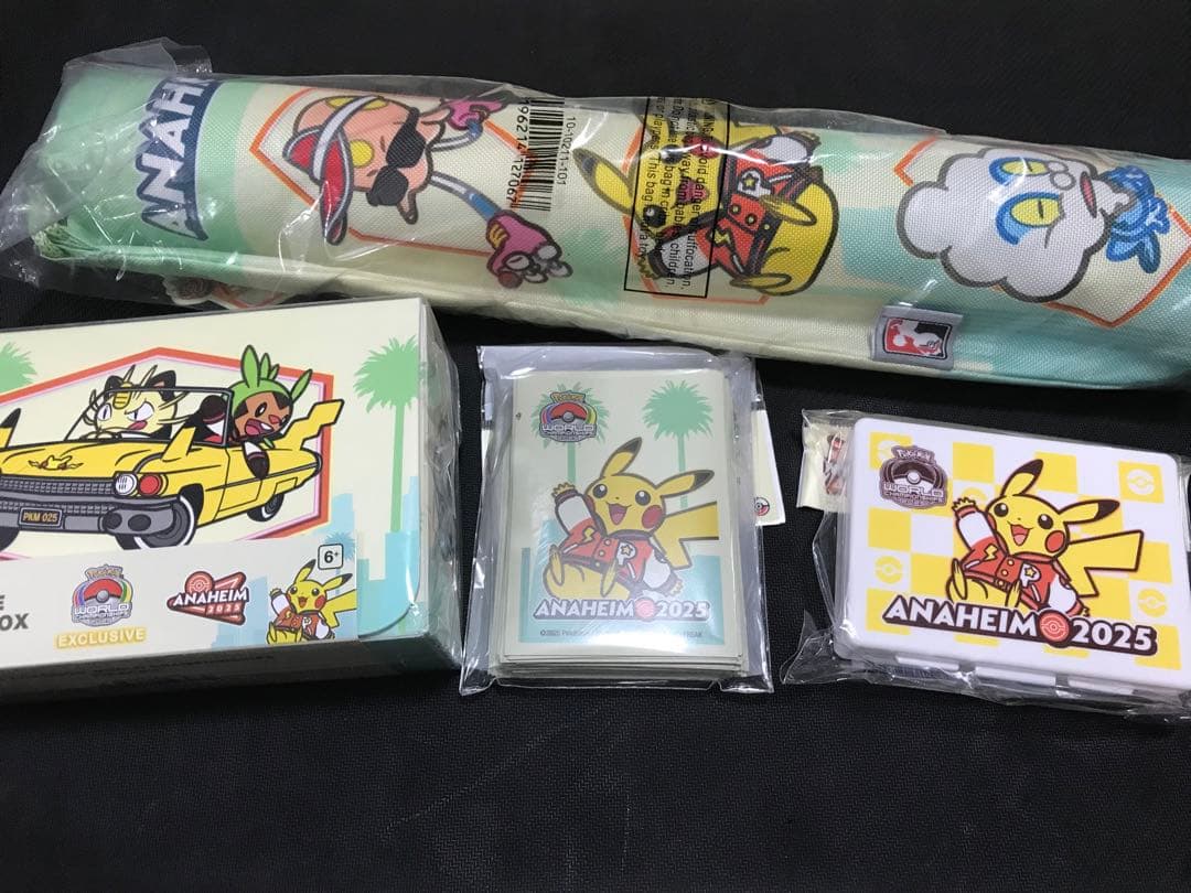 ４点セット　WCS2025アナハイム プレマスリーブデッキケースダメカンケース