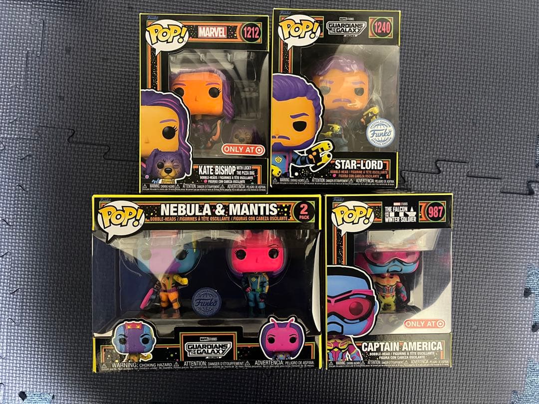 Funko Pop! ガーディアンズ・オブ・ギャラクシー フィギュアセット Funko Pop Guardians of the Galaxy Vol 2 4-Pack Limited Edition