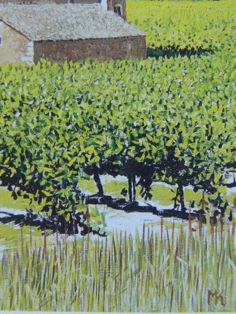 小泉正彦、【プロヴァンスの農家】、希少な画集画、新品高級額・額装付