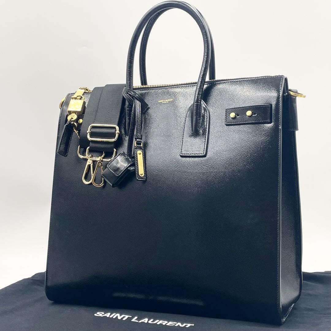 サンローラン サックドジュール スープル ノースサウストートバッグ2wayメンズ