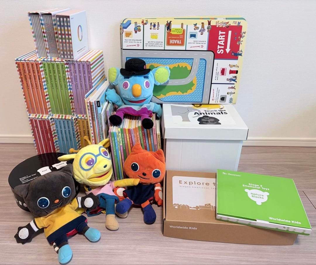 ワールドワイドキッズ英語 ベネッセ フォニックス ほぼフルセット