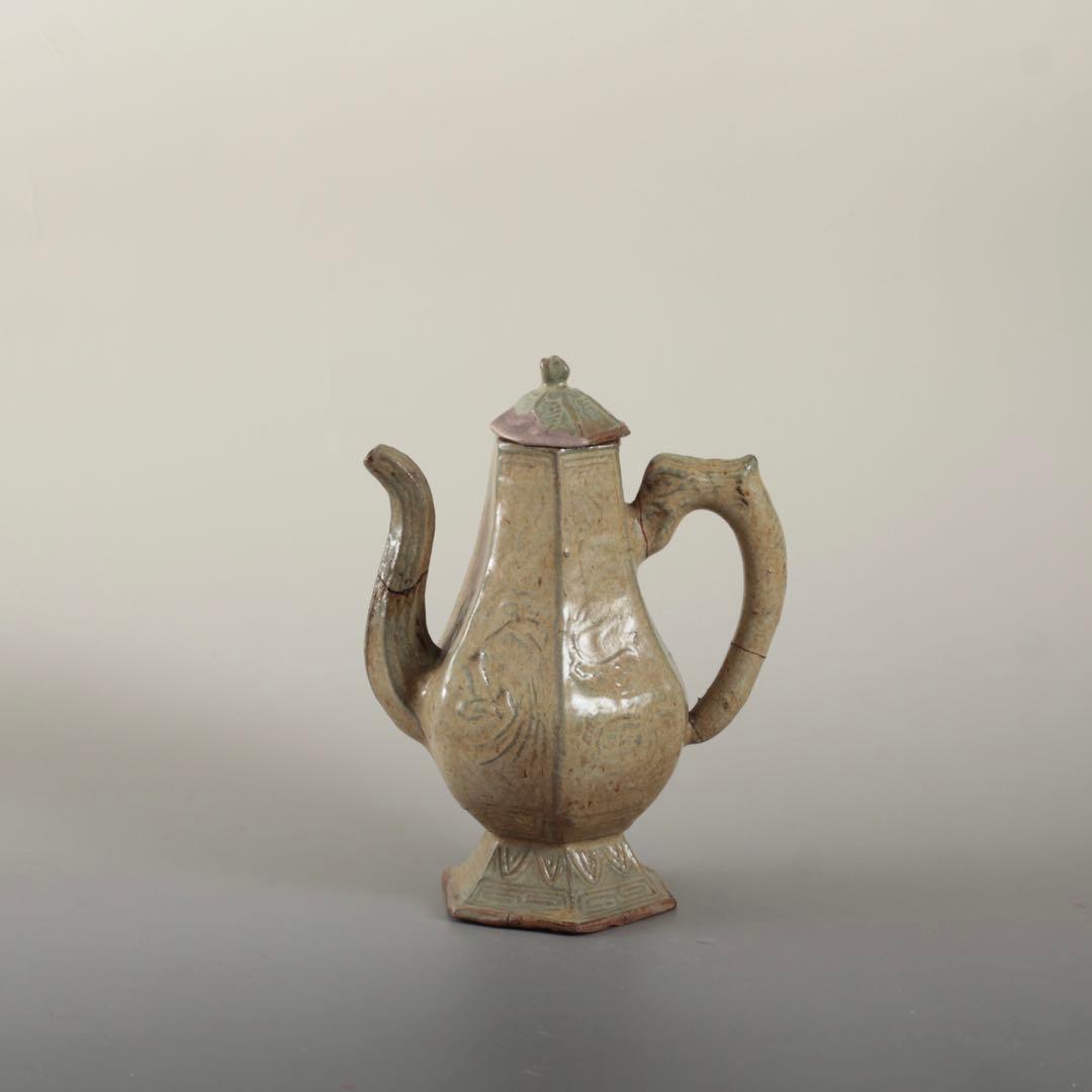 青磁 水注 酒注 酒器 中国美術 古美術 骨董 古道具 アンティーク 煎茶道具