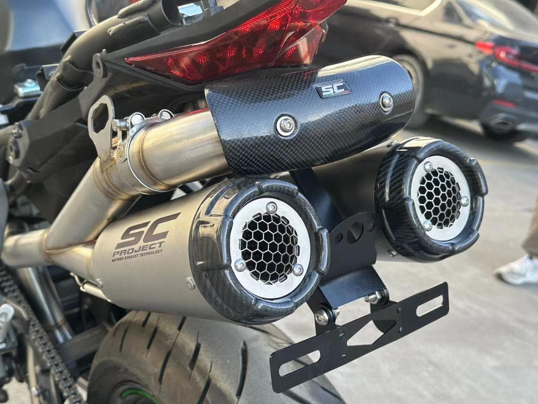 限定値下げ！ ZX4R/ZX25R フルエキゾースト 2本出しマフラー - メルカリ