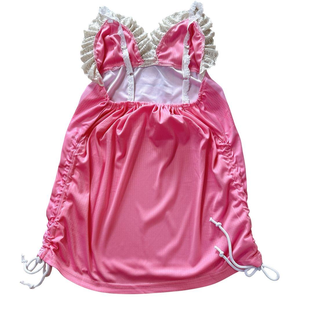 y2k 平成ギャル リメイク古着 キャミソール ユニフォーム レース