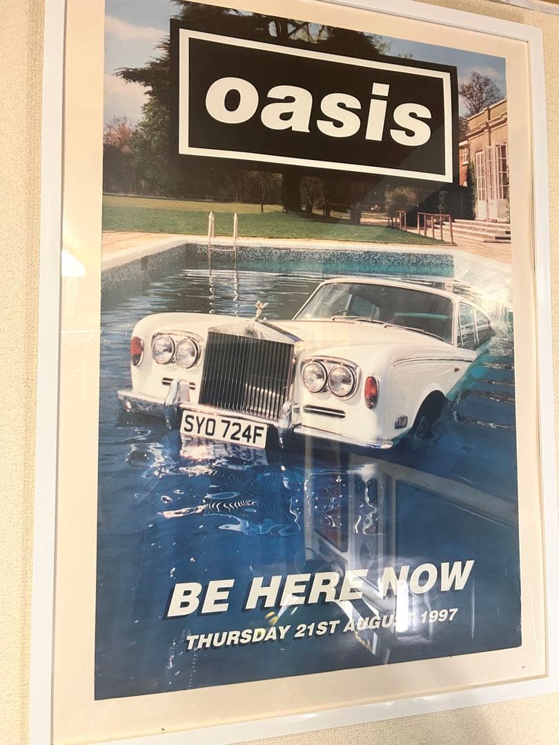 Oasis「Be Here Now」当時物 ポスター　レア　額縁なし 1998's oasis 
