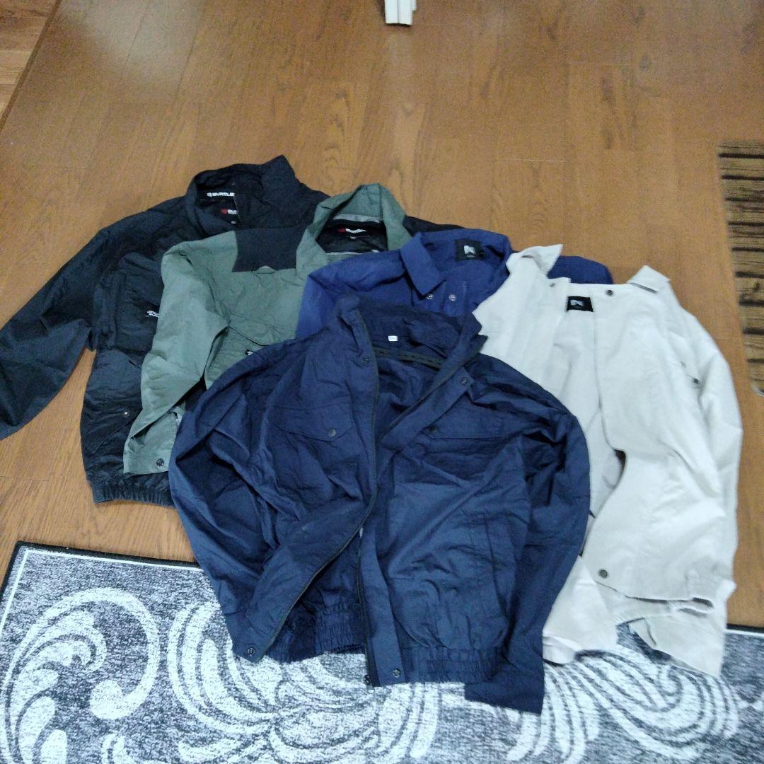 空調服 バートルフード付き2着、他3着、合計5着セット