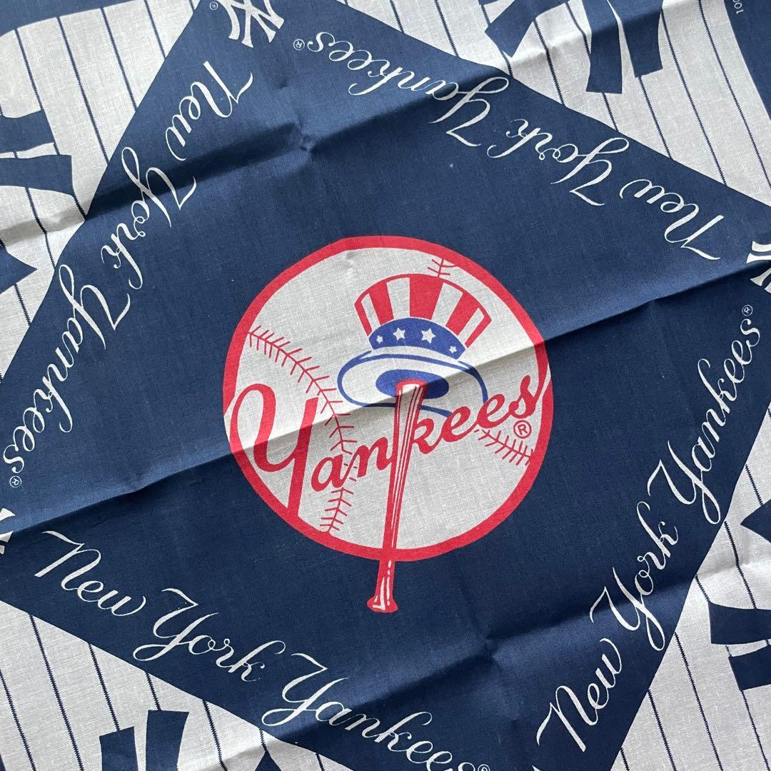 90's DEADSTOCK MLB Official ヤンキース バンダナ - メルカリ