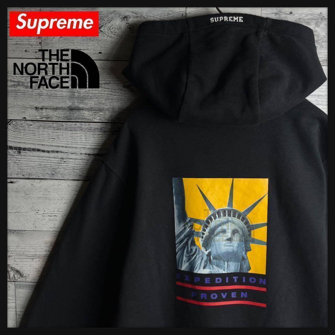 【限定コラボ品】シュプリーム×ノースフェイス☆両面ロゴ入りパーカー 即完売. Supreme シュプリーム 2024AW The North Face Down Zip Up Hooded