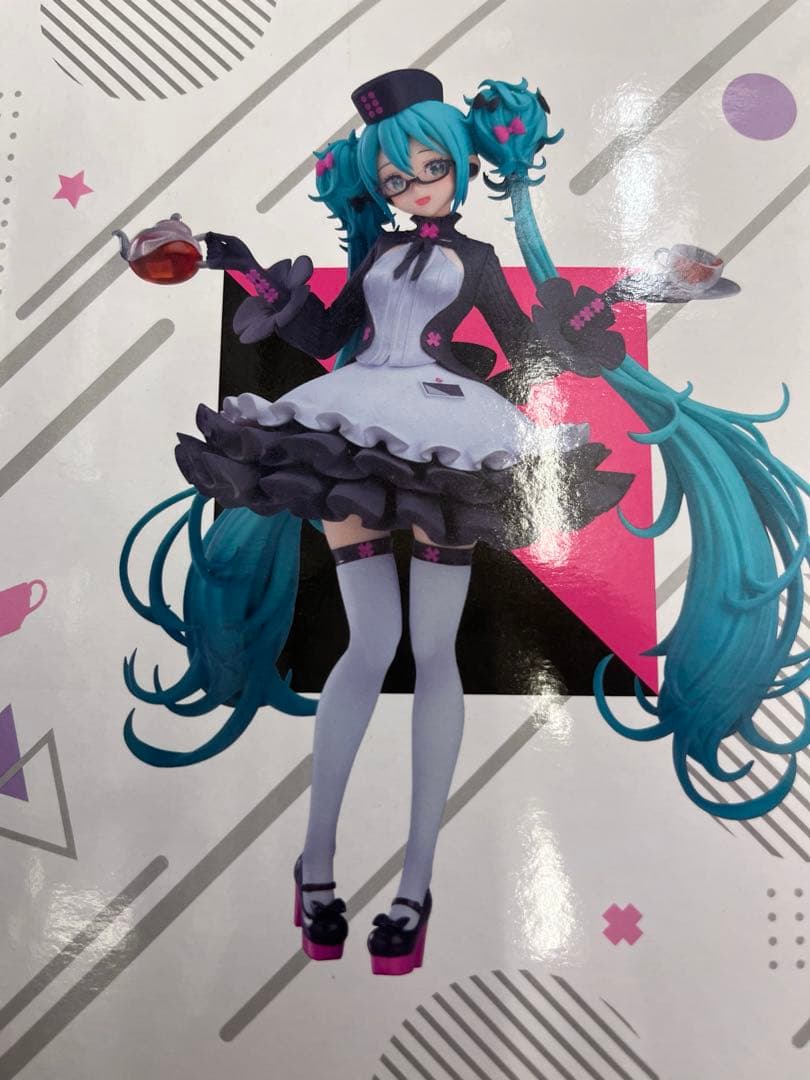 B賞POP UP PARADE 初音ミク めがね✕カフェVer.フィギュア - メルカリ