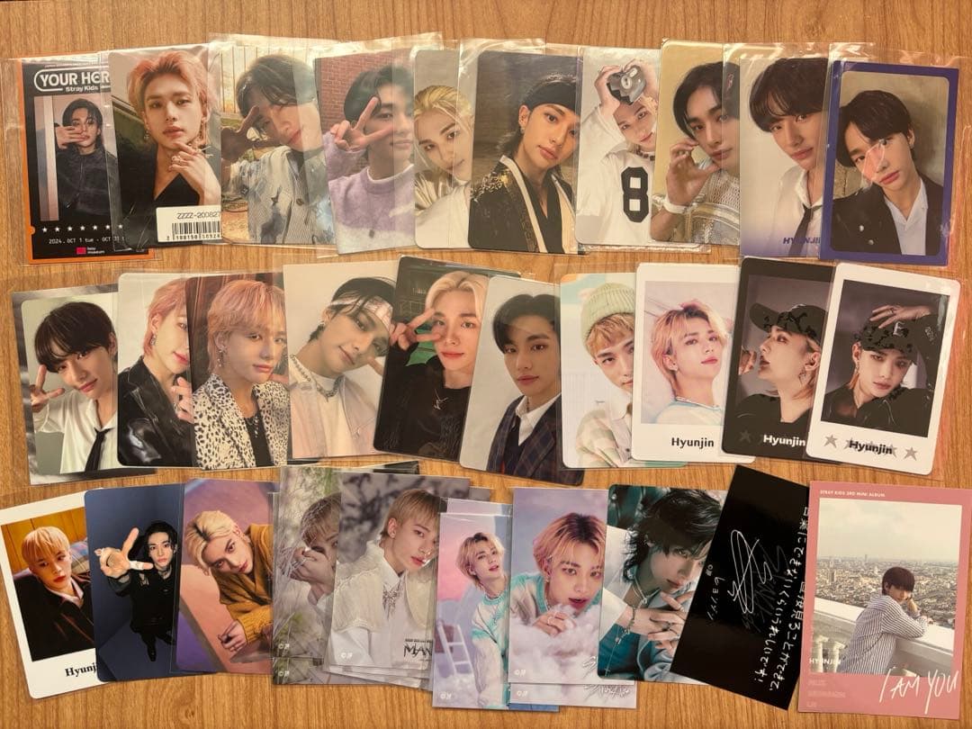 スキズ ヒョンジン トレカセット 64枚 被りあり - メルカリ