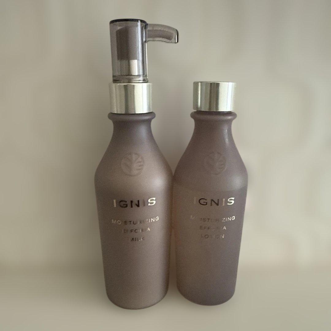 【美品】イグニスIGNISモイスチュアライジングエフフォーリアミルク＆ローション