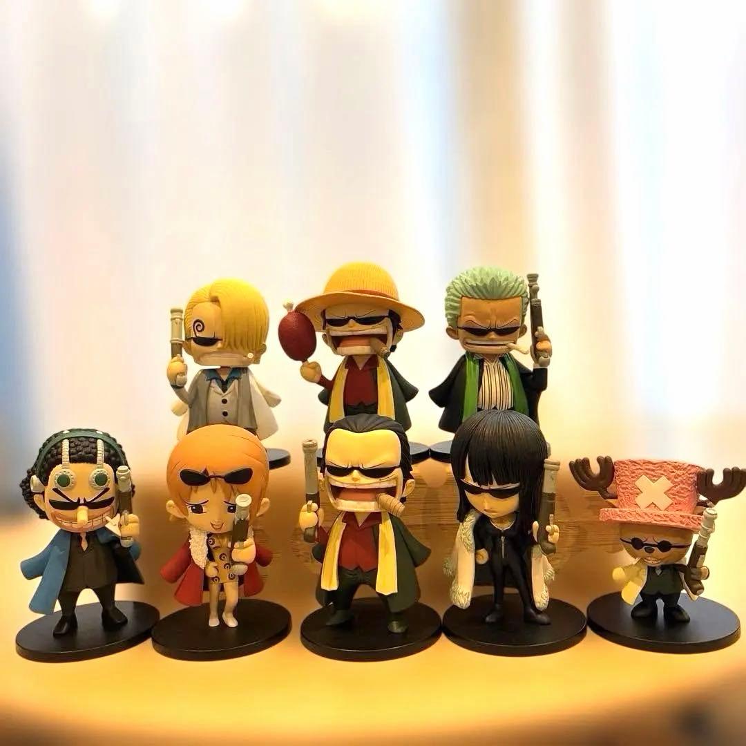 ワンピース✨麦わら劇場 フィギュア 仁義ないTIME 8体セット　箱無し