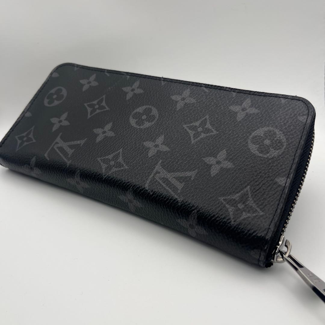 ルイヴィトン モノグラム エクリプス ジッピーウォレット ヴェルティカル 極美品