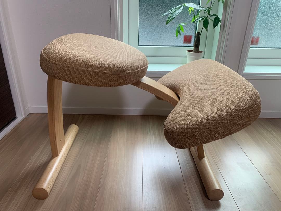 【美品】ショートフレームバランスラボ　バランスチェア バランス イージーカバー付