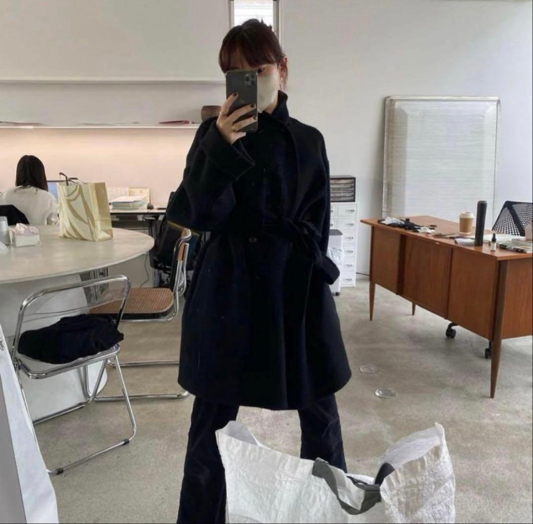 ENOF wool rever half coat イナフ