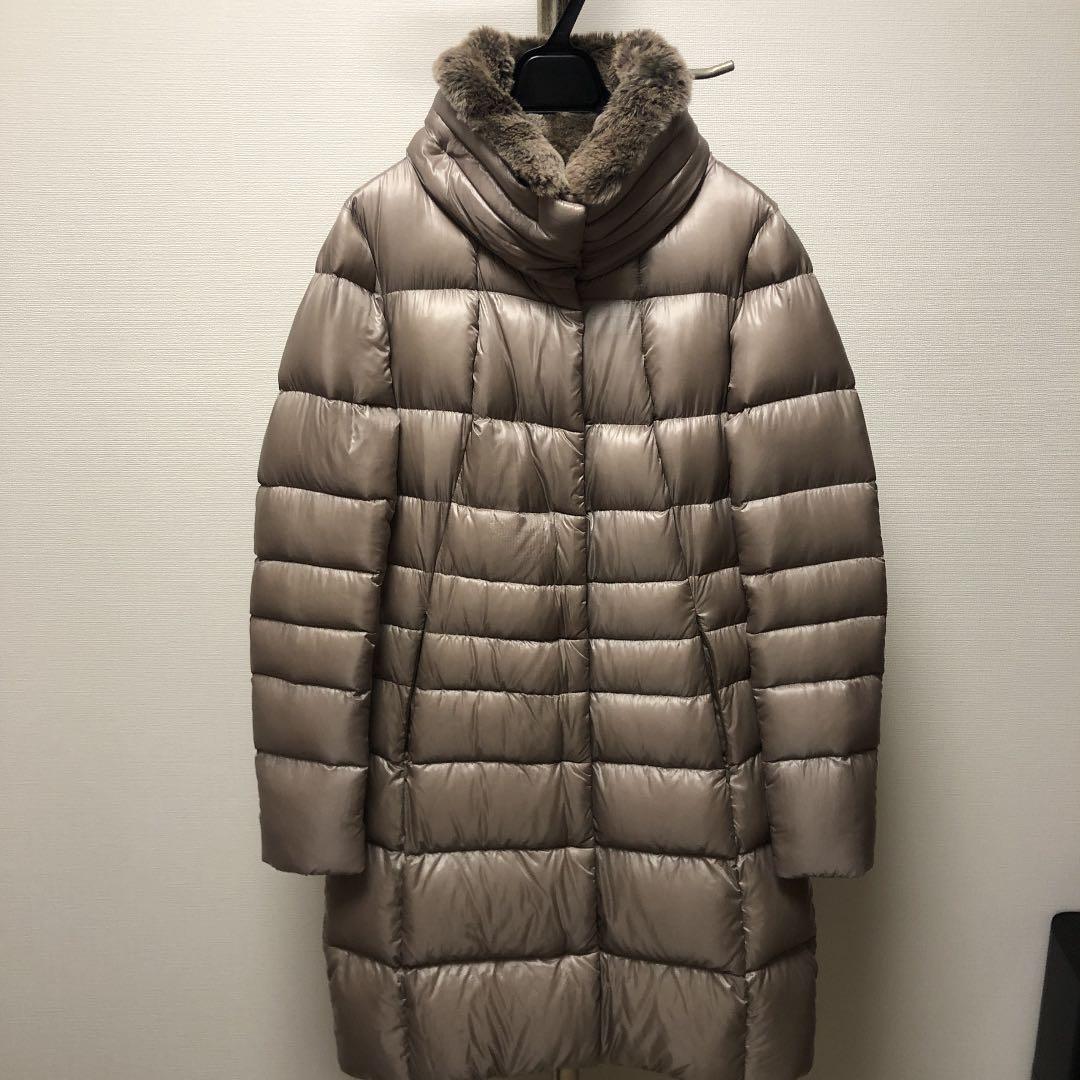 HERNO ラビットファーダウンコート