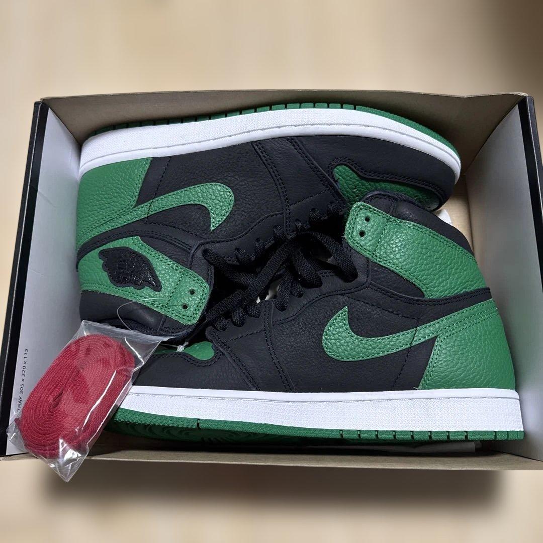 エアジョーダン1 パイングリーン 26.5㎝ 555088-030 air-jordan-1-blackpine-green-