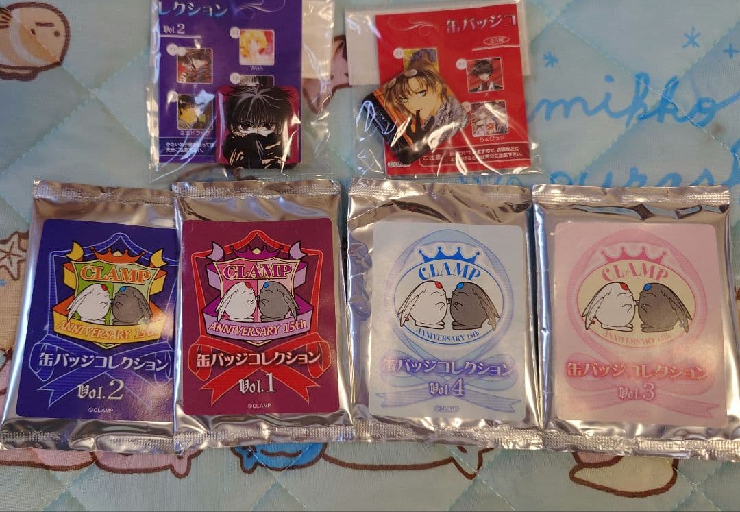 CLAMP　15周年　アニバーサリー　缶バッジ　昴流　風疾　未開封4個