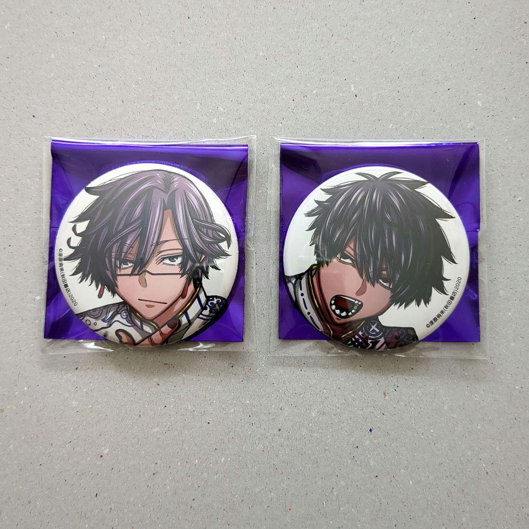 桃源暗鬼 秋田書店コミケC107 トレーディング缶バッジ 桃華月詠 桃角桜