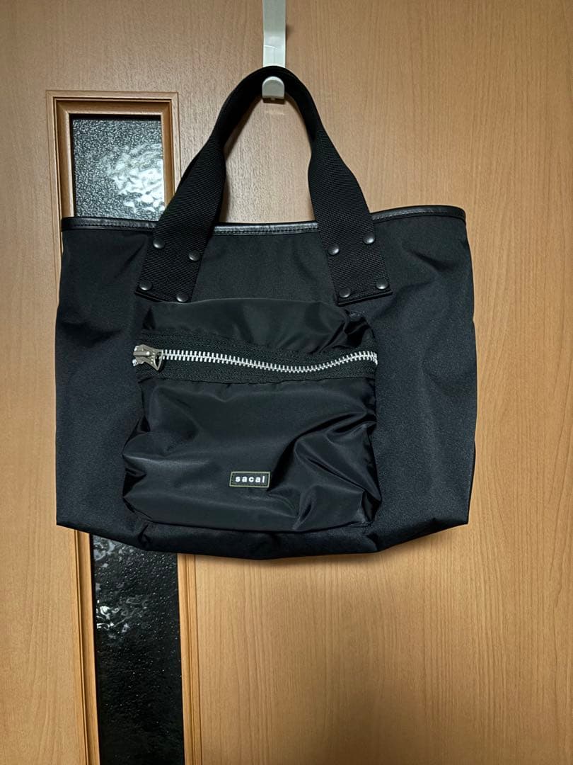 sacai ブラック トートバッグ OS サカイ SACAI BAG Sacai（サカイ）の「Coal Tote サカイ SACAI BAG Bag