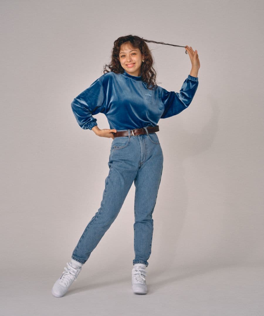 【Tostalgic clothing】デニムパンツ　Sサイズ　ライトブルー