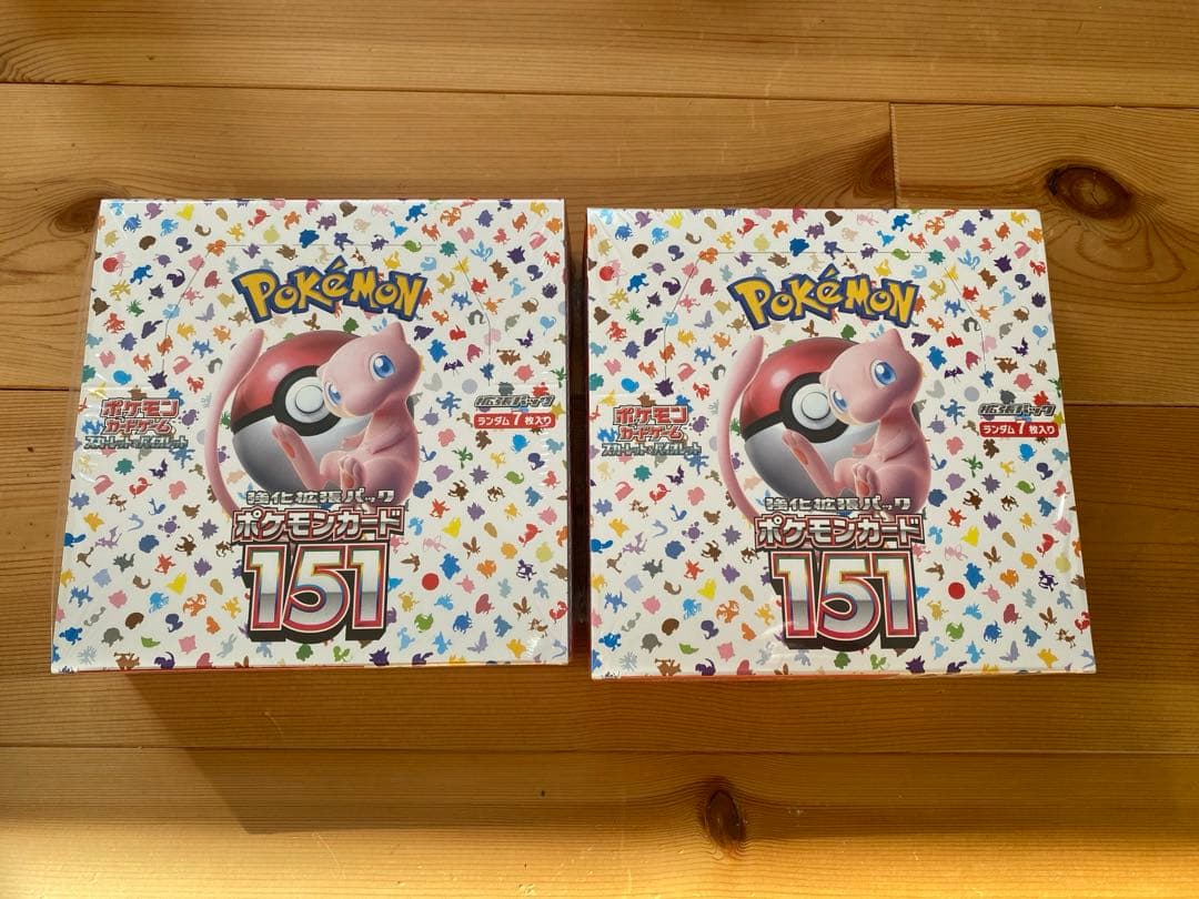 ポケモンカード151 シュリンク付き2box