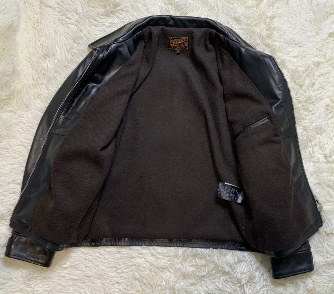 VELUOKLDLY ホースハイド レザージャケット Lヴェルオックリー 馬革