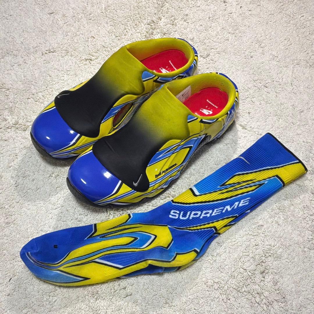 supreme Nike clogposite Yellow Blue ＋靴下 Supreme x Nike Clogposite Fall 2024 Collab Info | Hypebeast