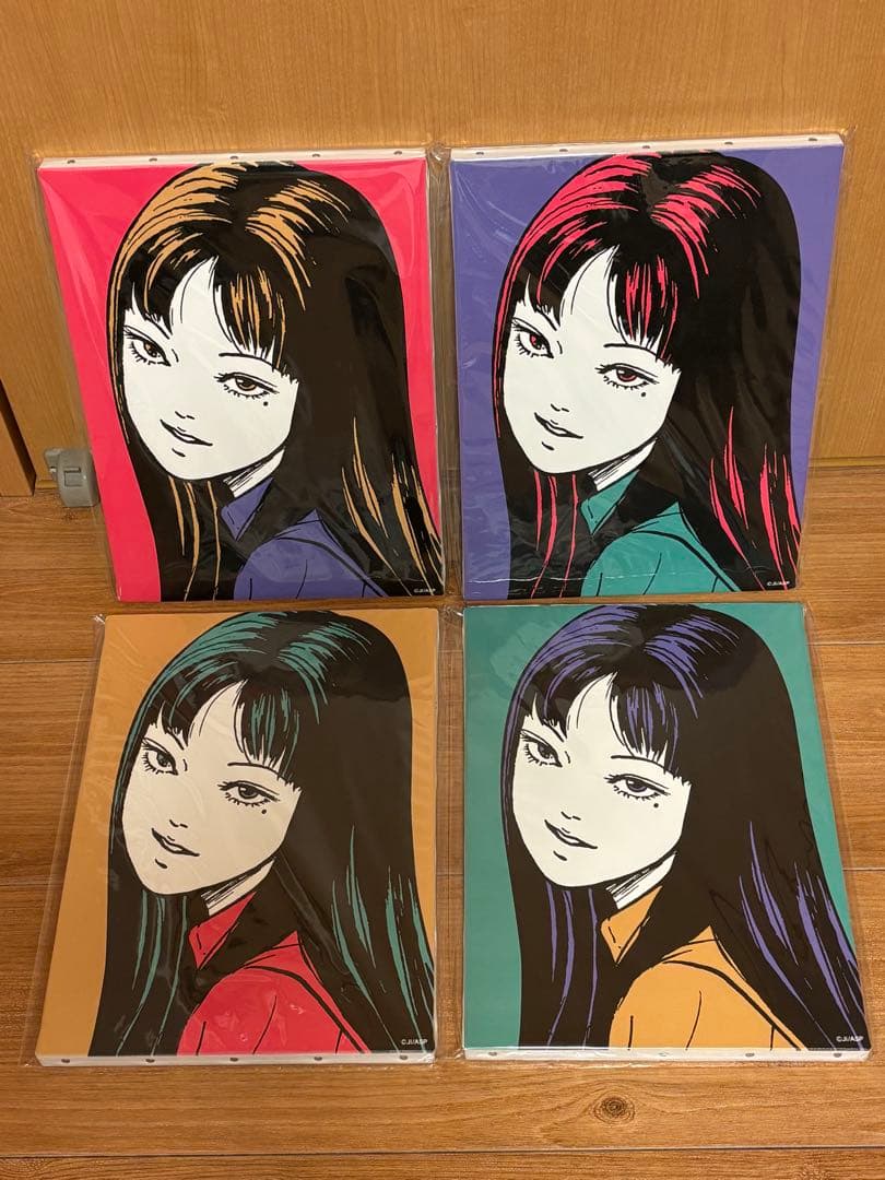 富江　アートボード　4色セット　伊藤潤二　キャンバス　キャラクターグッズ 伊藤潤二/富江 4カラーアートボードV/ヴァイオレット｜墓場の画廊