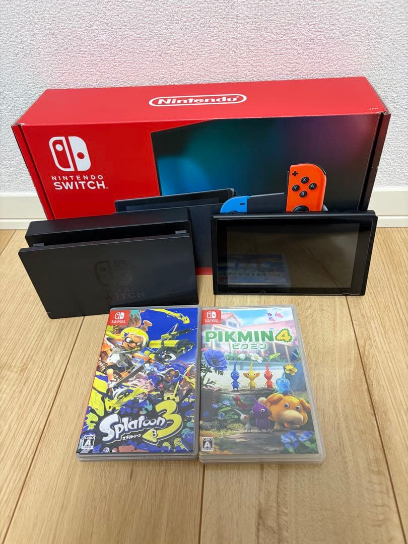 Nintendo Switch本体(Joy-Con、Joy-Conグリップ無し)