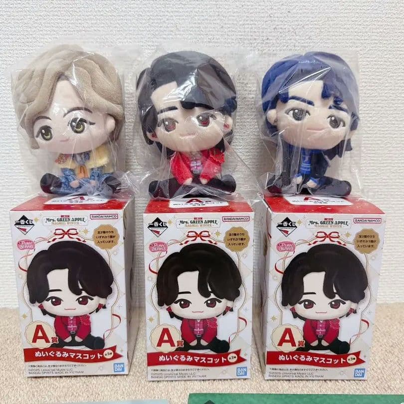 ミセスグリーンアップル　ローソン一番くじA賞コンプとクリアファイルのセット 一番くじ Mrs. GREEN APPLE MAGICAL 10 YEARS｜一番くじ倶楽部｜BANDAI