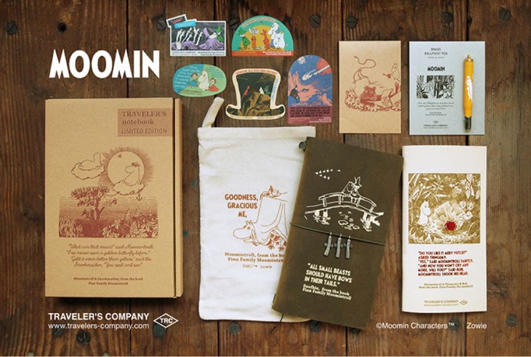 トラベラーズノート 限定セット MOOMIN ムーミン一家 新品未使用 トラベラーズノート 限定セット MOOMIN ムーミン一家 - TRAVELER'S